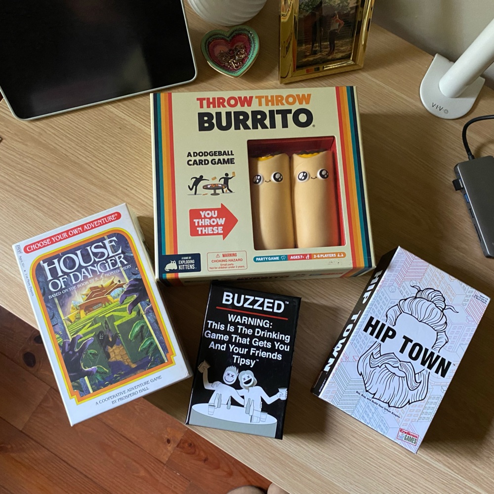 Game Bundle! Throw Throw Burrito, House of Danger, Buzzed, Hip Town
